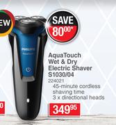 Philips Aquatouch Wet & Dry Electric Shaver S1030/04