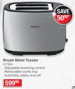 Philips Brush Metal Toaster