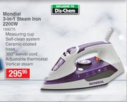 Mondial 3 In 1 Steam Iron 2200W