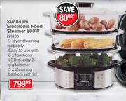 Sunbeam Electronic Food Steamer 800W