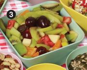 Square Bamboo Salad Bowl Small (Assorted Colours)-Each
