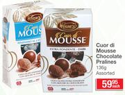 Witor's Cuor Di Mousse Chocolate Pralines Assorted-136g Each
