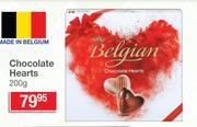 Belgian Chocolate Hearts-200g