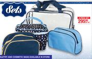 Toiletry & Cosmetic Bags 4 Piece Set-Per Set