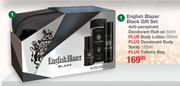 English Blazer Black Gift Set-Per Set