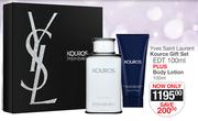 Yves Saint Laurent Kouros Gift Set EDT-100ml Plus Body Lotion-100ml