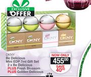 DKNY Be Delicious Mini EDP-7ml Gift Set-Per Set
