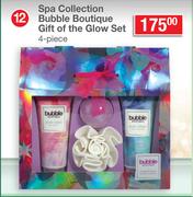 Spa Collection Bubble Boutique Gift Of The Glow Set 4 Piece