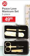 Peace Love Manicure Set-5 Piece