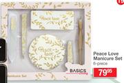 Peace Love Manicure Set-6 Piece