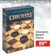 Checkers Board Game