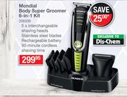 Mondial Body Super Groomer 6 In 1 Kit