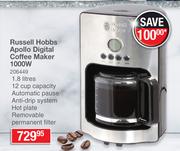 Russell Hobbs Apollo Digital Coffee Maker 1000W