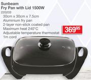 Sunbeam Fry Pan With Lid 1500W