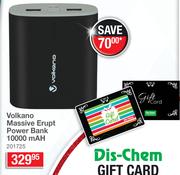 Volkano Massive Erupt Power Bank 10000 Mah