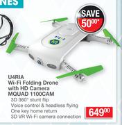 U4RIA WiFi Folding Drone With HD Camera MQUAD 1100 CAM