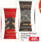 Guylian Original Or Dark Chocolate Praline-84g Each