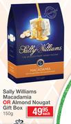 Sally Williams Macadamia Or Almond Nougat Gift Box-150g Each