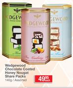 Wedgewood Chocolate Coated Honey Noughat Share Packs-140g Each