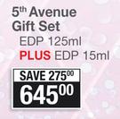 Elizabeth Arden 5th Avenue Gift Set Of EDP 120ml Plus EDP 15ml