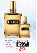 Aramis EDT 110ml Plus EDT 30ml-For Both