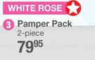 Nature's Nourishment White Rose Pamper Pack 2 Piece