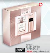 Yardley Bond st Gift Set Of EDP 50ml + Body Lotion 150ml