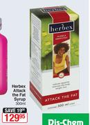 Herbex Attack The Fat Syrup-300ml
