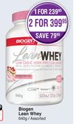 Biogen Lean Whey-640g Each