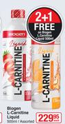Biogen L-Carnitine Liquid-500ml Each