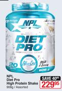 NPL Diet Pro High Protein Shake-908g