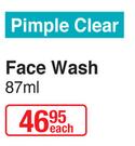 Pond's Pimple Clear Face Wash-87ml Each
