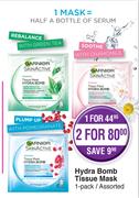 Garnier Hydra Bomb Tissue Mask 1 Pack-For 2