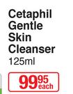 Cetaphil Gentle Skin Cleanser-125ml Each