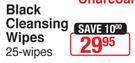 T-Zone Black Cleansing Wipes 25 Wipes