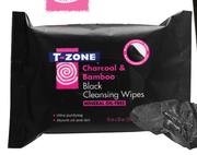 T-Zone Black Cleansing Wipes 25 Wipes