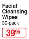 Yardley Oatmeal Facial Cleansing Wipes-30 Pack