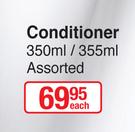 Dove Conditioner Assorted-350ml Or 355ml Each