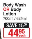 Good Stuff The Splash Collection Body Wash Or Body Lotion-700ml/ 625ml Each
