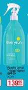 Everysun Family Invisi Trigger Spray SPF50-300ml Each