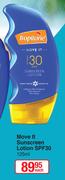 Tropitone Move It Sunscreen Lotion SPF30-125ml Each