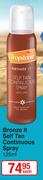 Tropitone Bronze It Self Tan Continuous Spray-125ml Each