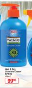 Sun Lab Wet & Dry Suncare Cream SPF30-400ml
