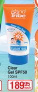 Island Tribe Clear Gel SPF50-100ml Each