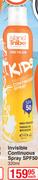 Island Tribe Invisible Continuous Spray SPF50-320ml Each