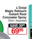L'Oreal Magic Retouch Instant Root Spray 75ml Assorted