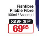 Fishfibre Pliable Fibre 100ml Assorted