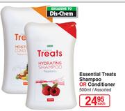 Essential Treats Shampoo Or Conditioner 500ml Assorted-Each