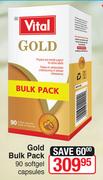 Vital Gold Bulk Pack-90 Softgel Capsules
