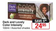 Dark And Lovely Color Intensity 100ml (Assorted Shades)